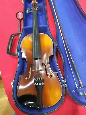 Made In Germany 3/4 Violin W/ Case And Bow. • $225