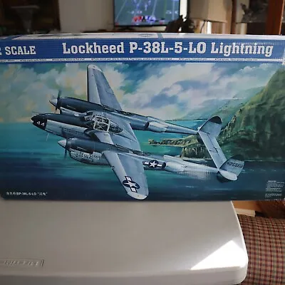 Trumpeter 02227 Lockheed P-38l-5-lo Lightning Model Kit 1:32 Scale - New • $95
