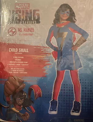 NEW Marvel Rising MS. MARVEL Secret Warriors CHILD SMALL 4-6 Halloween Costume • $19.99