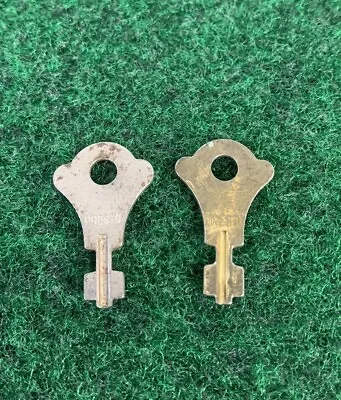 Vintage Presto Miniature Keys- 1” Long-Lot Of 2- • $10