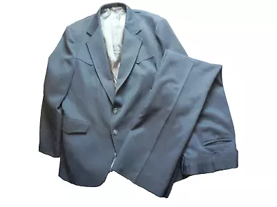 Sheplers Suit Mens 44R Dress Pants 36x31 Western 2 PC Jacket Coat Trousers Mens • $94.99