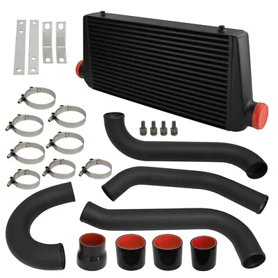 FMIC Turbo Intercooler Kit For Toyota Supra JZA80 2JZGTE 2JZ Turbo 93-98 Black • $541.86