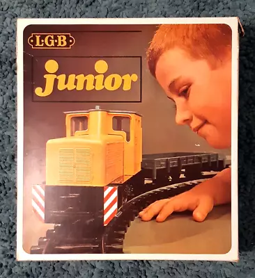 Rare Vintage LGB JUNIOR MODEL TRAIN SET BOX G Scale #20501 ~ BOX ONLY - No Train • $95