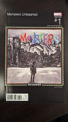 Monsters Unleashed #1 Hip Hop Variant Marvel Comics 2017 • $25.52