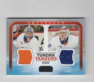 Ilya SorokinSemyon Varlamov  2023-24 Upper Deck Artifacts  Tundra Tandems #/299 • $6.62