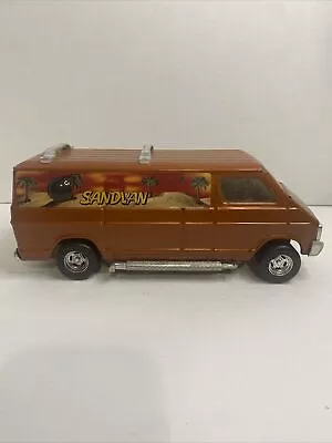 Vintage 1970s Ertl Dodge Custom  Van Bubble Window Metal Toy Sand Van • $32.99