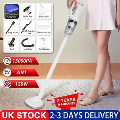 Cordless Vacuum Cleaner Pet Hair Handheld Stick Upright Vacuum Strong Suction UK • £19.99