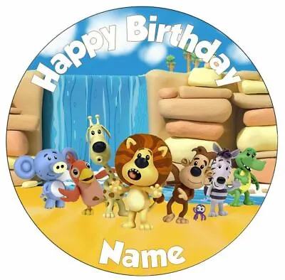 Raa Raa Noisy Lion Personalised Edible Cake Topper Or Ribbon Set Icing Or Wafer • £4.50