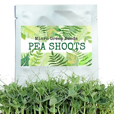 £3.49 • Buy Organic Microgreen Sprouting Pea Seeds