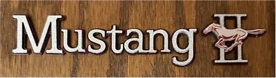 Mustang II Metal Emblem - Burgundy With Silver; BRAND NEW!! • $13.99