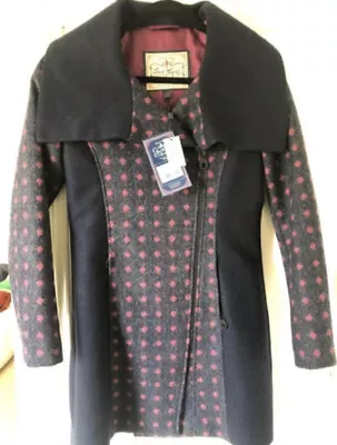 Womans Jack Murphy Tweed Trench Coat • £50