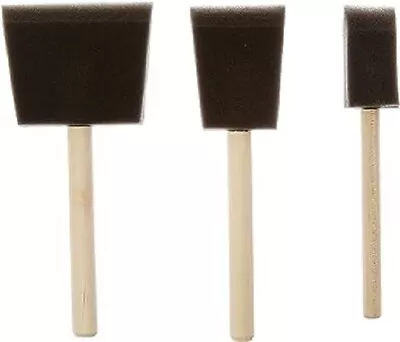 Jen Mfg Poly Foam Paint Brush Contains Of  1  2  3   Reusable Or Throw Away • $8.95