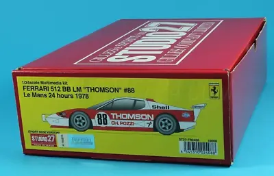 Studio27 Ferrari 512BB LM LeMans 1/24 Model Kit ST27-FR2408 Tamiya ST27 MFH 1978 • $129.83