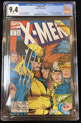 X-Men #11 CGC 9.4 August 1992 Jim Lee Art! Wolverine! • $49.99