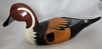 Wooden Pintail Duck Decoy 17” Hand Carved & Painted Farm House Decor Hunting • $40