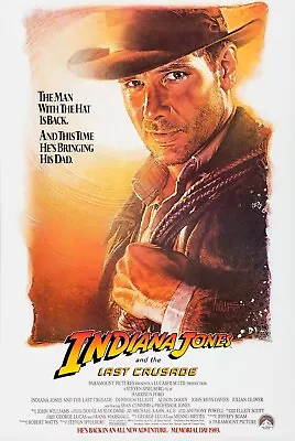 New Indiana Jones And The Last Crusade Movie Poster Wall Art Print Size A5-a1 • $4.50