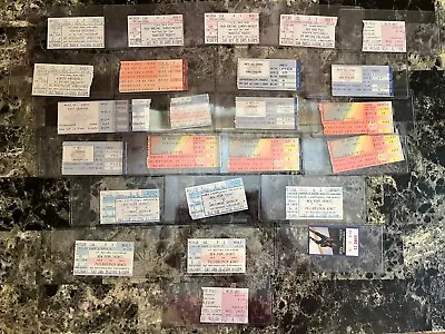 Vintage Lot Of Assorted Sports Hockey Baseball Racing Ticket Stubs. 80’s • $0.99