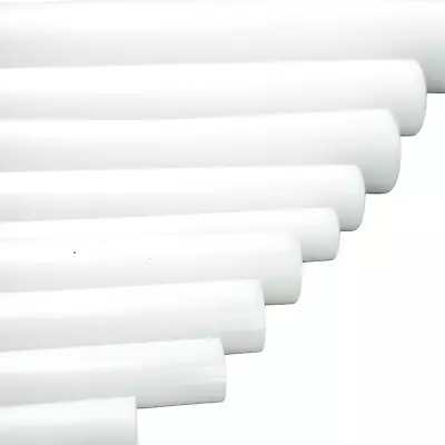 BuyPlastic White Virgin Natural UHMW Plastic Rod 3 1/2  Diameter X 5 Ft. Length • $211.91