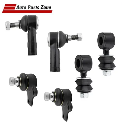 NEW 6pc Front  Outer Tie Rod Ends  Sway Bar Ball Joints Kit For VW Cabrio 95-99 • $40.32