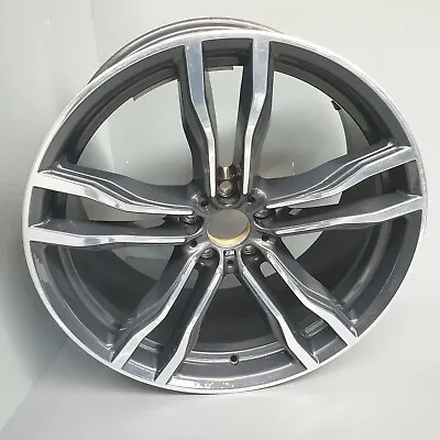 1x Genuine BMW Alloy Front Wheel 21 X 10 5x120 612M X6M X5M 5 Double Spoke • $1114