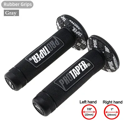 For ProTaper Handlebar Grips Motorcycle Rubber Hand Grip Motocross Off  • $12.92