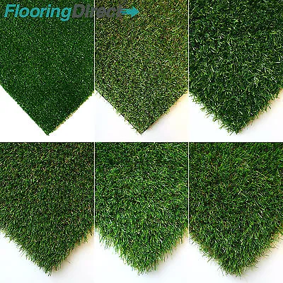 CLEARANCE Artificial Grass Astro Turf  Fake Lawn Realistic Natural Green Garden • £212.76