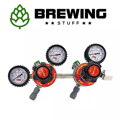 £99.95 • Buy KegLand MK4 CO2 Dual Output Gas Regulator XLT03 Type 30 Beer Brewing Corny Keg 