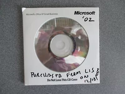 Microsoft XP - Small Business - 2002 • $10