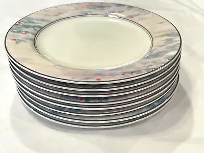 8 Mikasa Cak01 Monet Salad Dessert Plates  -free Ship • $50