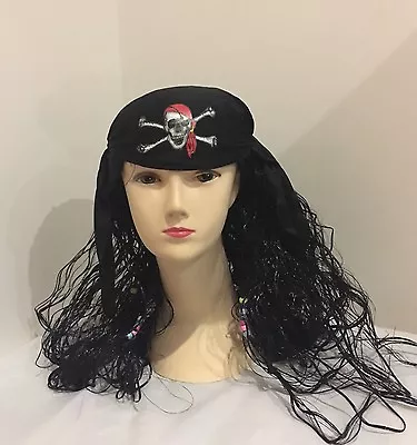 Mens Pirate Wig Jack Sparrow Pirates Of The Caribbean Wig  • $9.99