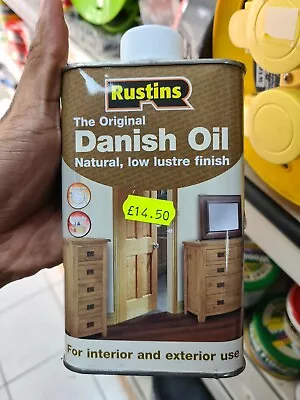 Rustins DANO5000 Danish Oil 500ml • £14.50