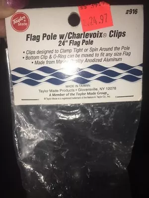 Boat Flag Kit 24  Pole Marine Flagpole-BRAND NEW-SHIPS SAME BUSINESS DAY  • $24.88