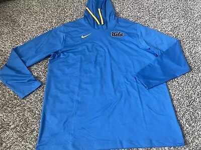 Nike UCLA Bruins Game Hoodie Team Sweatshirt On Field New DN5851-403 Sz.XL • $39.99