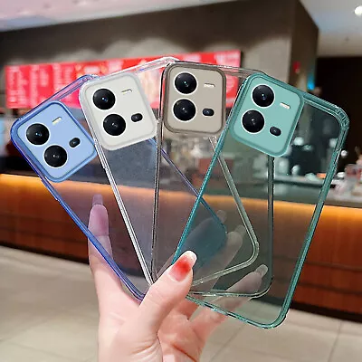 For Vivo Y21 Y33S 5G Non-Slip Clear TPU Shockproof  Case Cover Phone Protector • $7.89