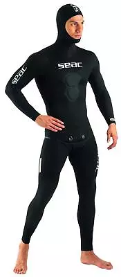 Seac Men's Black Shark 7 Mm Full Wetsuit • $299