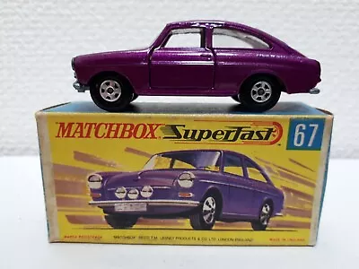 (Body Mint) Matchbox - #67 Volkswagen 1600 TL • $7