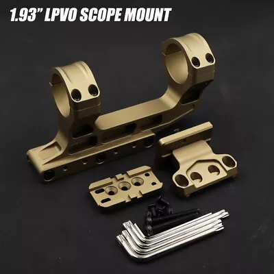 Riflescope LPVO Mount 1.93  FAST Scope Mount 30mm Ring Offset Optic Base For RMR • $69.98