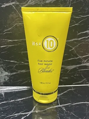 Its A 10 Miracle Five Minute Hair Repair For Blondes 5 Oz New • $18.39