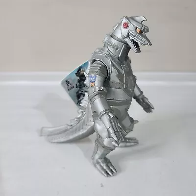 2002 Bandai 6.5  Mechagodzilla 1975 Godzilla W/ Tag Soft Vinyl Figure Sofubi • $74.99