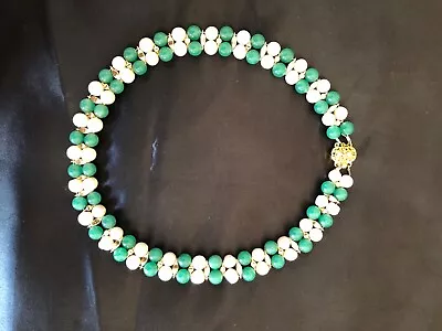 £180 • Buy Genuine South Sea Pearls And Jade Necklace