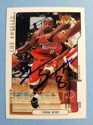 Tyrone Nesby L.A.Clippers 2000 UpperDeck #73 NBA MVP Autographed Basketball Card • $5.50