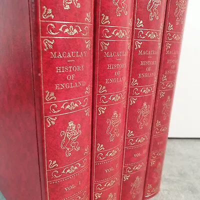£19.99 • Buy Lord Macaulay History Of England Heron Books Hardback 4 Volumes 1967