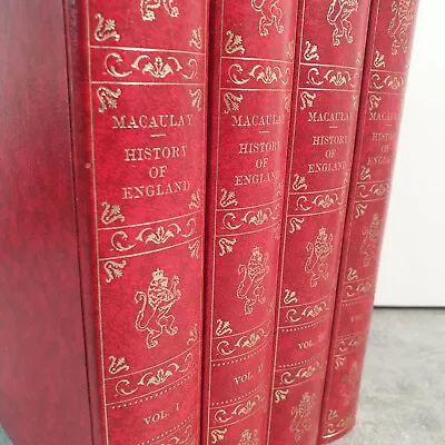 Lord Macaulay History Of England Heron Books Hardback 4 Volumes 1967 • £18.99