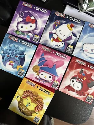 McDonalds Happy Meal Yu-Gi-Oh X Hello Kitty X Dark Magician & Friends Set Of 7 • $65