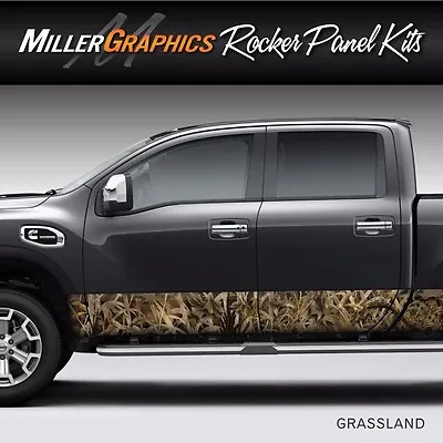 Camo  Grassland  Rocker Panel Graphic Decal Wrap Kit Truck Large - 6 Sizes • $79.99