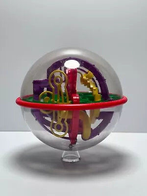 PERPLEXUS ROOKIE 3D Puzzle Maze Ball Game Toy Labyrinth RED Globe Brain Game • $24.95