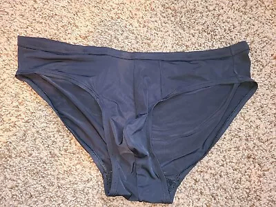 Mens Rare Jockey Swim Bikini Brief XL Black • $12.99