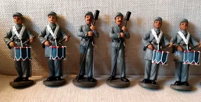 Civil War Soldier Figurines Lot Of 6 Resin Confederate 6 Inch • $26