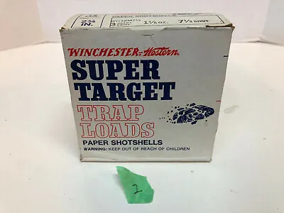 $10.99 • Buy Vintage Shotgun Shell Box Winchester Super Target Trap Loads 25-12ga Empty #1