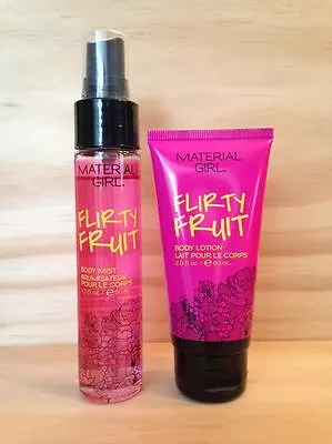 Material Girl Body Mist & Body Lotion Travel Duo Flirty Fruit • $17.99